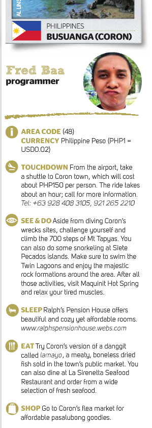Here's my full blurb about Coron